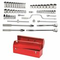 Williams Socket/Tool Set, 57 Pieces, 12-Point, 1/2 Inch Dr JHWWSS-57F